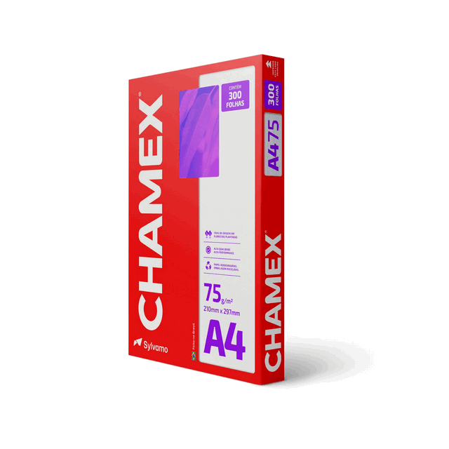 PAPEL CHAMEX OFFICE 75 G/M2 210 X 297 MM (A4) 300 FLS